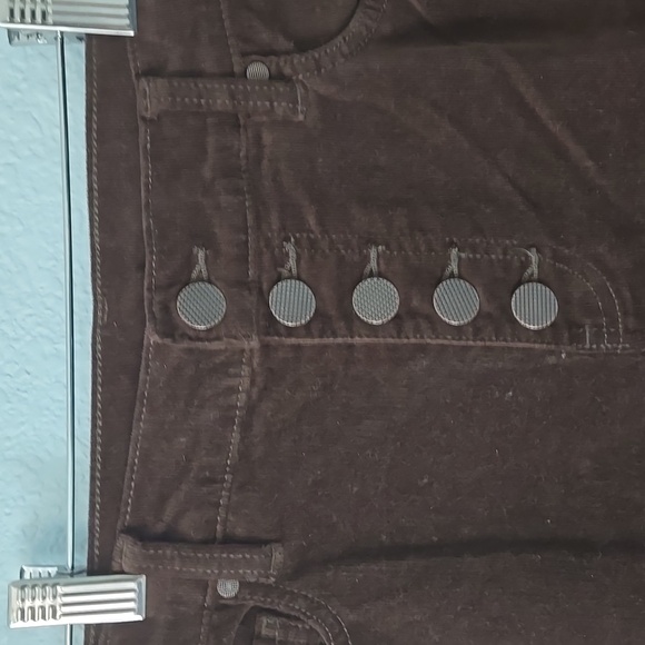 CABI #4319 Button Fly Skinny Corduroy Chocolate Sz 6 - Picture 5 of 12